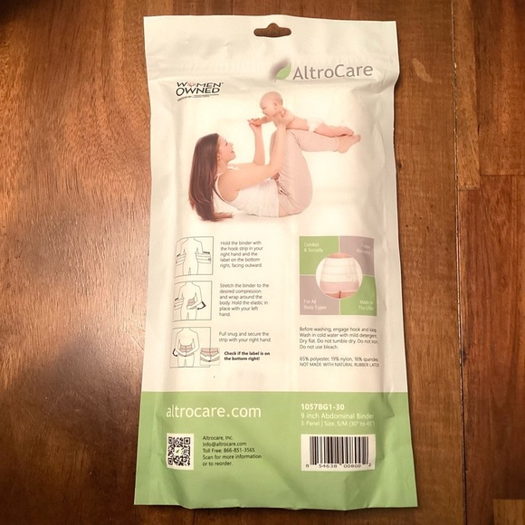 AltroCare Abdomimal Binder Size S/M Recovery Hysterectomy Postpartum Support NEW - Picture 2 of 5